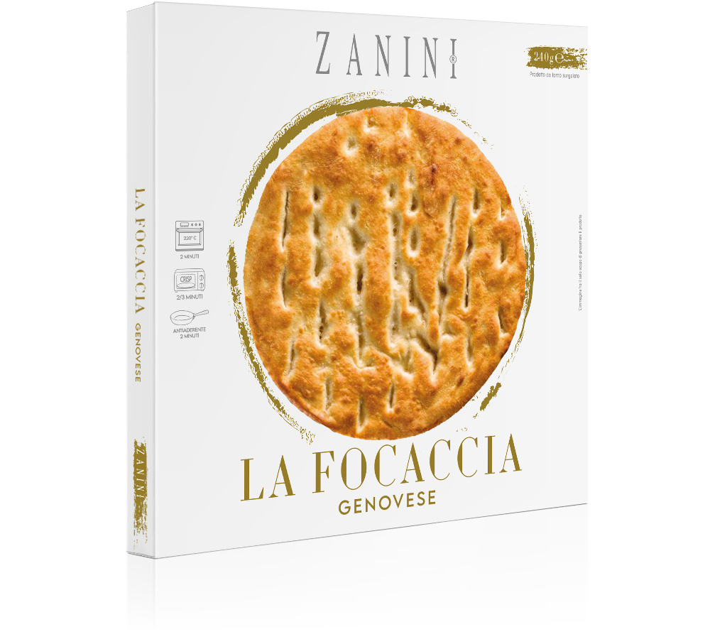 La focaccia genovese surgelata by Zanini